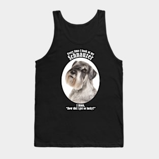 Lucky Schnauzer Tank Top